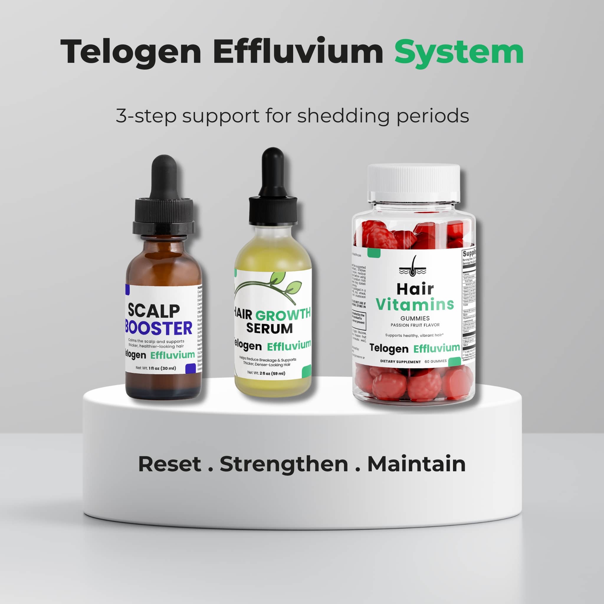 Telogen Effluvium Recovery System - 3 products
