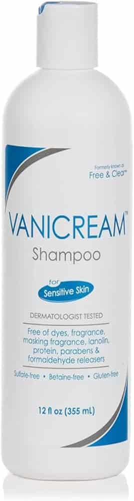 Vanicream Free and Clear Shampoo bottle