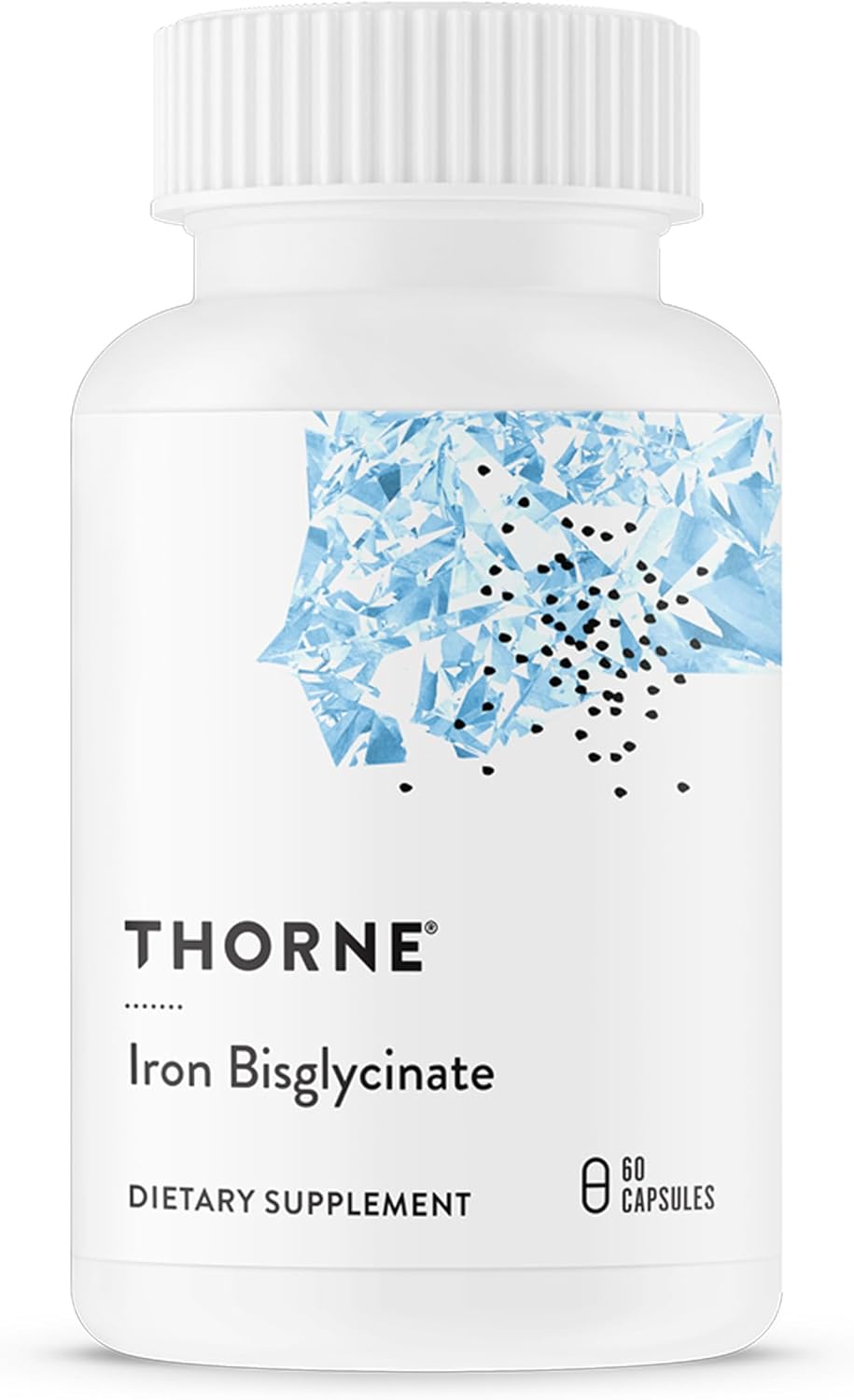 Thorne Iron Bisglycinate supplement bottle