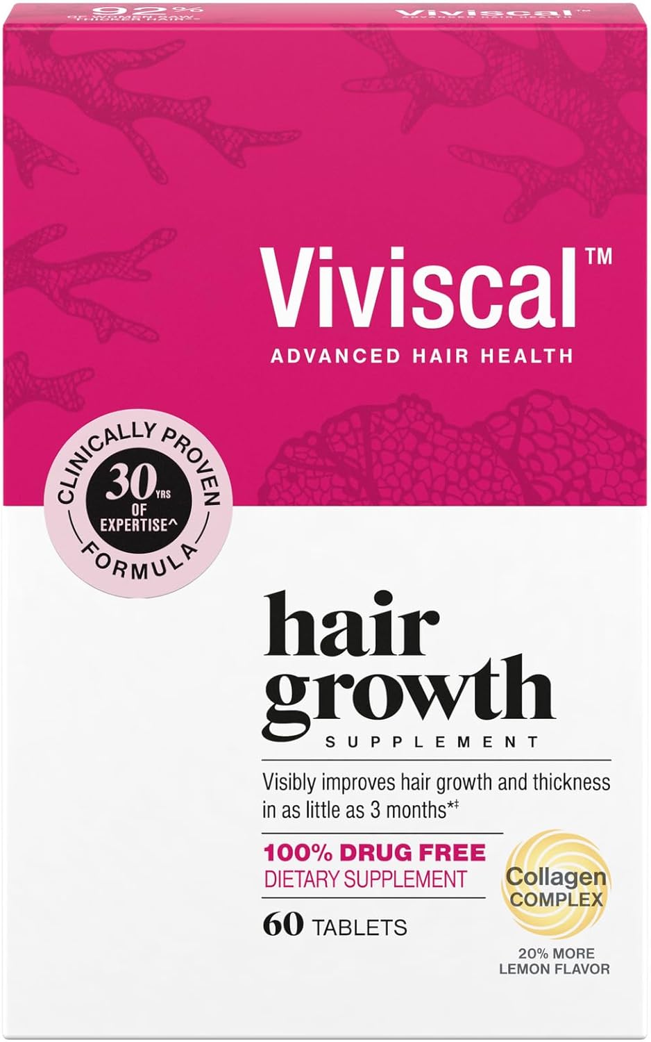 Viviscal Extra Strength hair growth supplement box