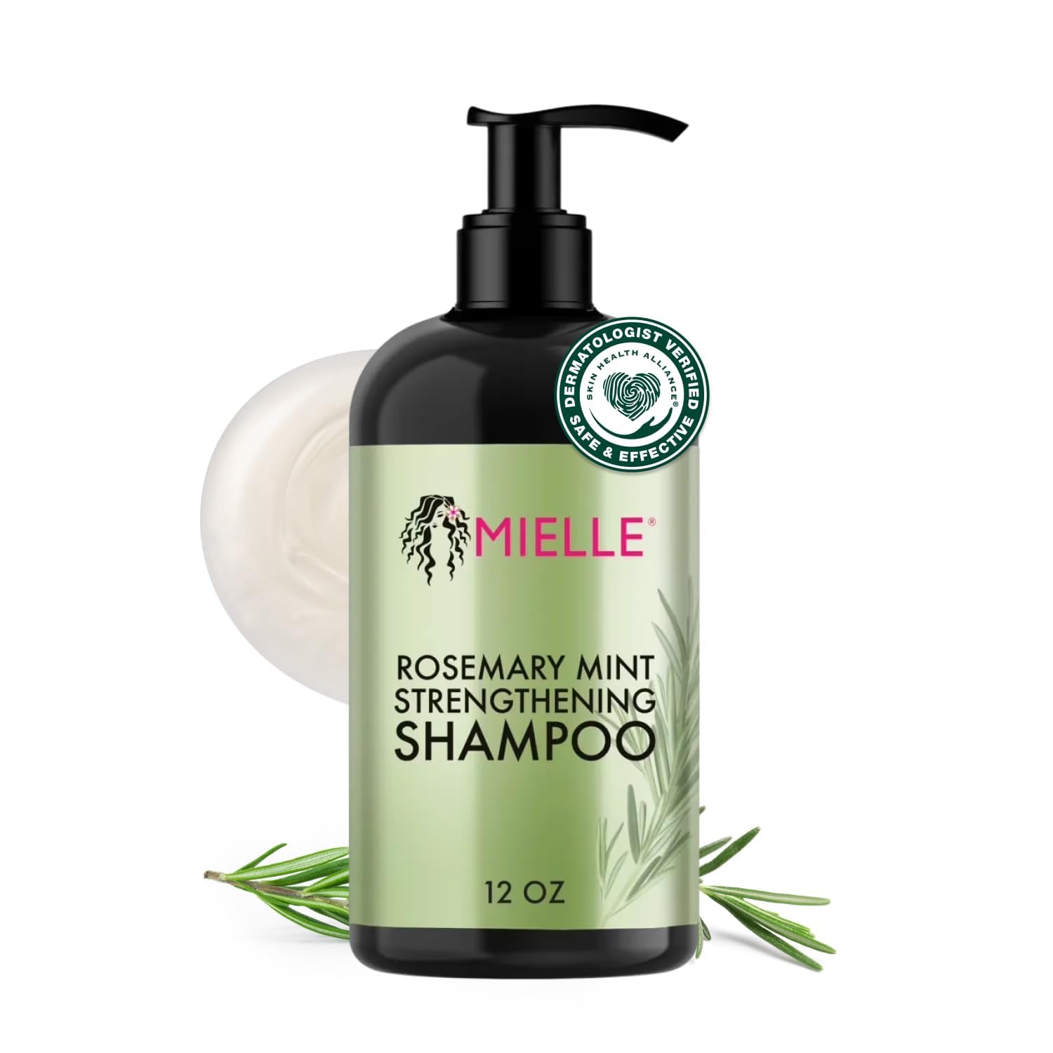 Best Shampoo for Hair Growth 5 Mielle Rosemary Mint Strengthening Shampoo bottle